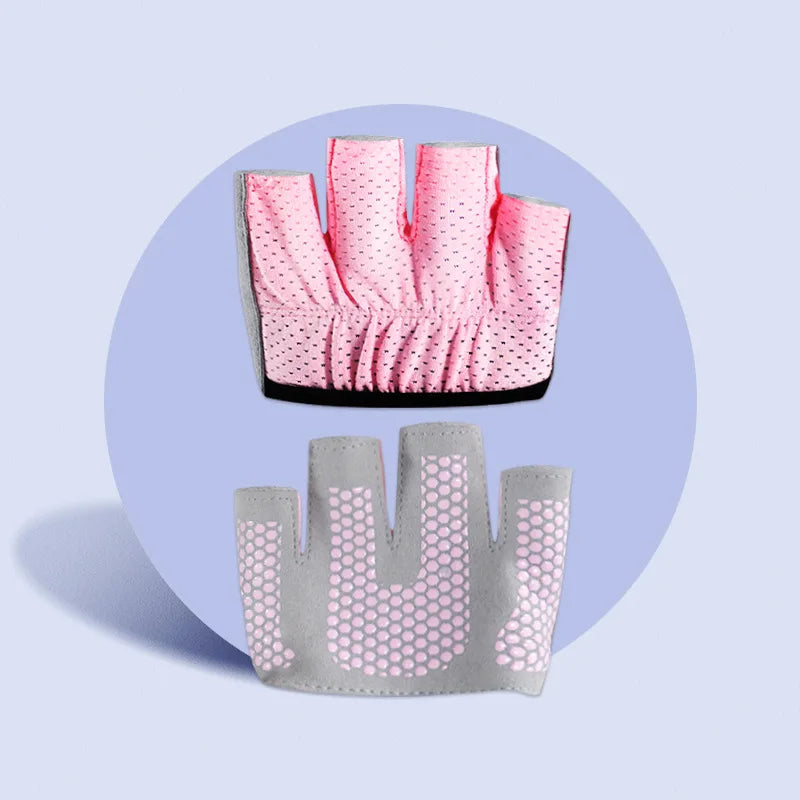 Guantes de Gimnasio sin Dedos | Antideslizantes para CrossFit, Pesas y Fitness (Hombre y Mujer)